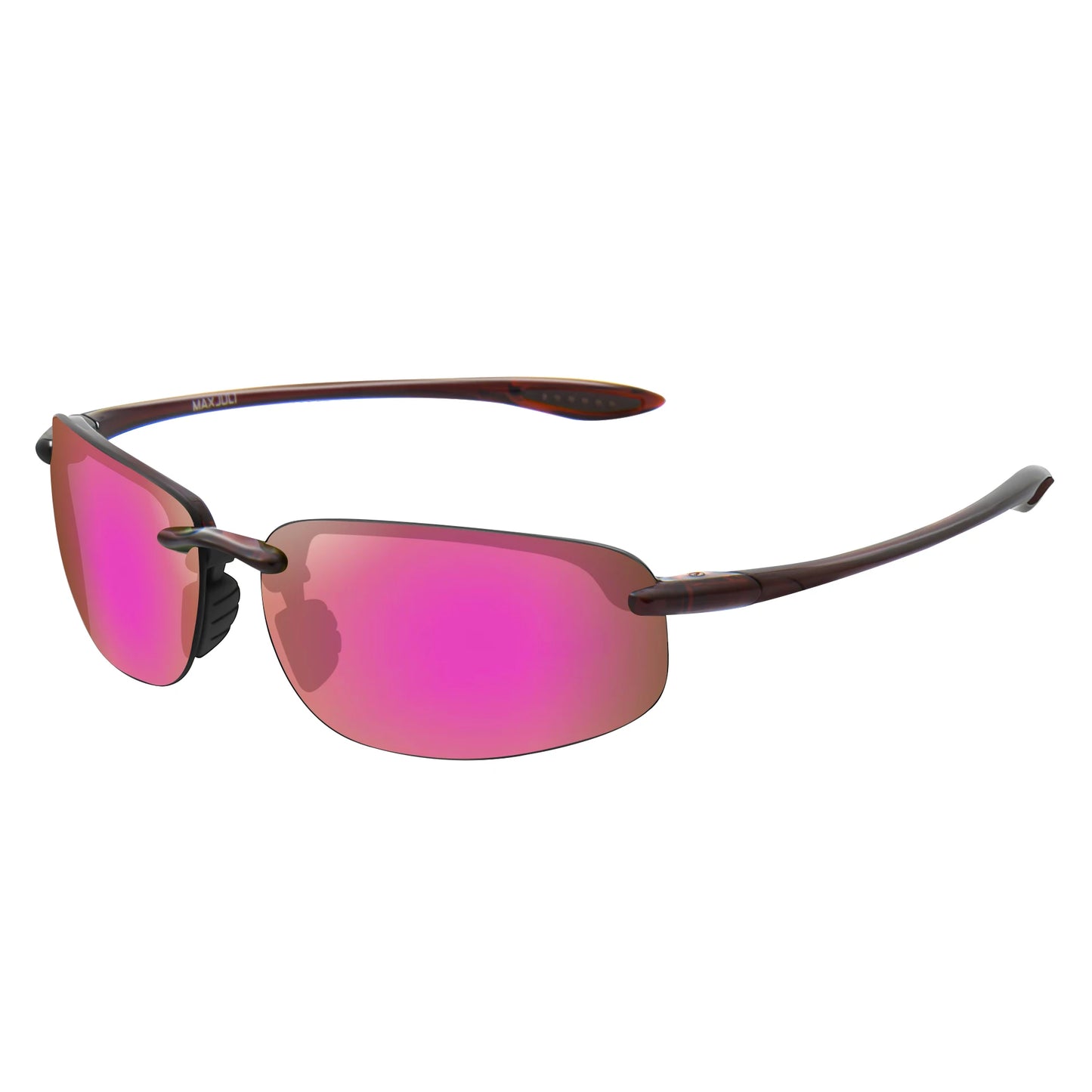 Sports Sunglasses for Men Women Rimless Frame UV400 Protection