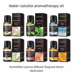 17 Flavors 10ml Essential Oils For Aroma Diffuser AirHumidifier Home Water-soluble Lavender Rose Eucalyptus  White Peach Oolong