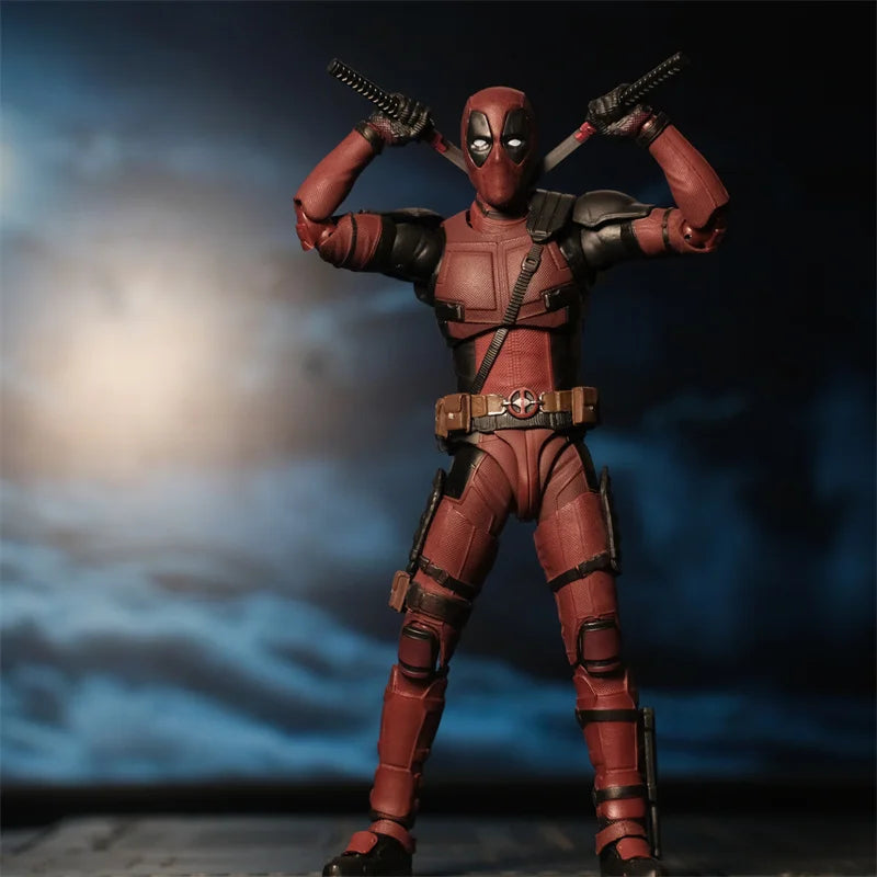 Deadpool Action Figure Deadpool & Wolverine SHFiguarts Joint Movable New Mutants Wilson Comics SHF Model Movie Toy for Kids Gift