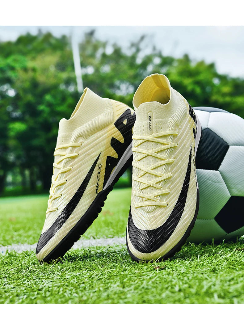 Men Soccer Shoes Grass Society Training Football Boots Cleats