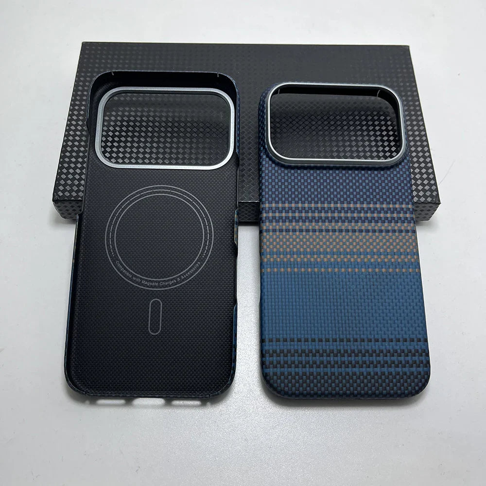Really Carbon Fiber Case for Iphone 17 Pro Max Case for Magsafe Magnetic Ultra-Thin Lightweight for Iphone17 Pro aramid Cover