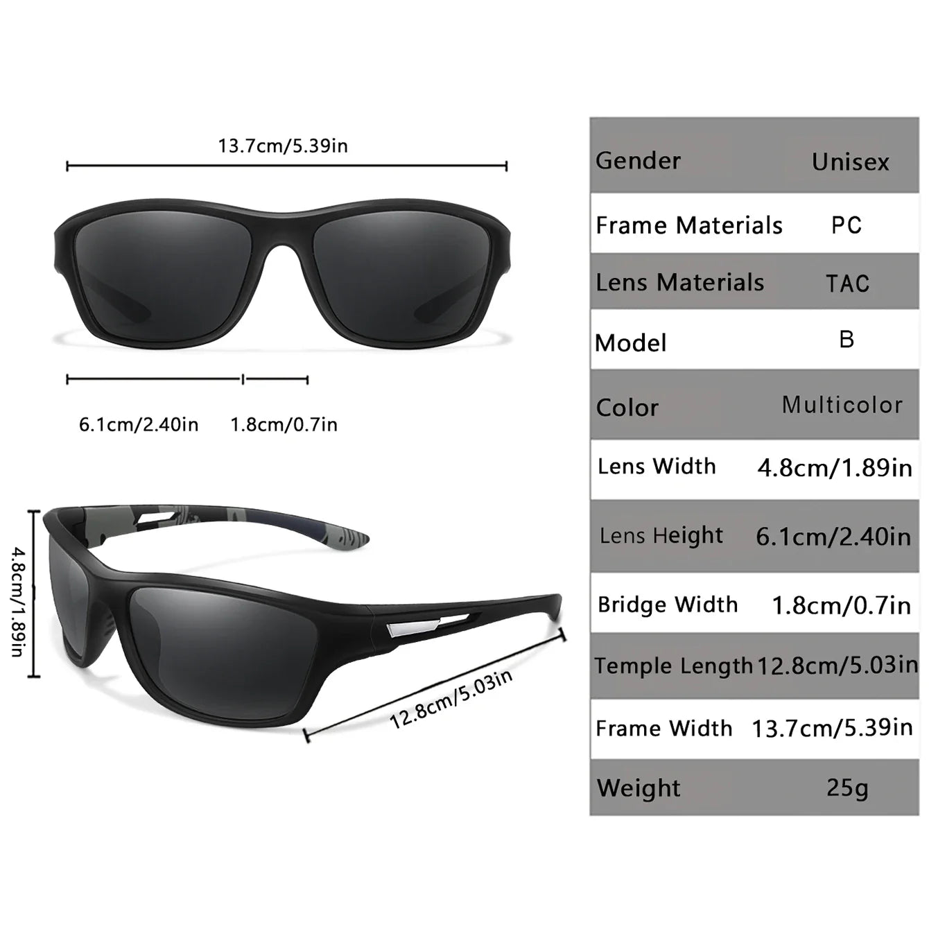 Polarized Fishing Sunglasses Female Male Outdoor Sports Driving Hiking Goggles Road Cycling Anti-glare UV400 Eyewear