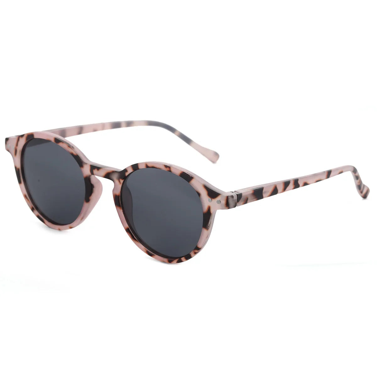 Sunglasses for Men: Vintage Retro Polarized Circle Sun Glasses