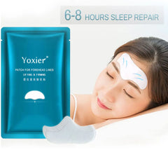 Forehead Line Removal Wrinkle Patch Forehead Firming Mask Frown Lines Treatment Stickers Hyaluronic Anti-Aging Lifting Skin Care