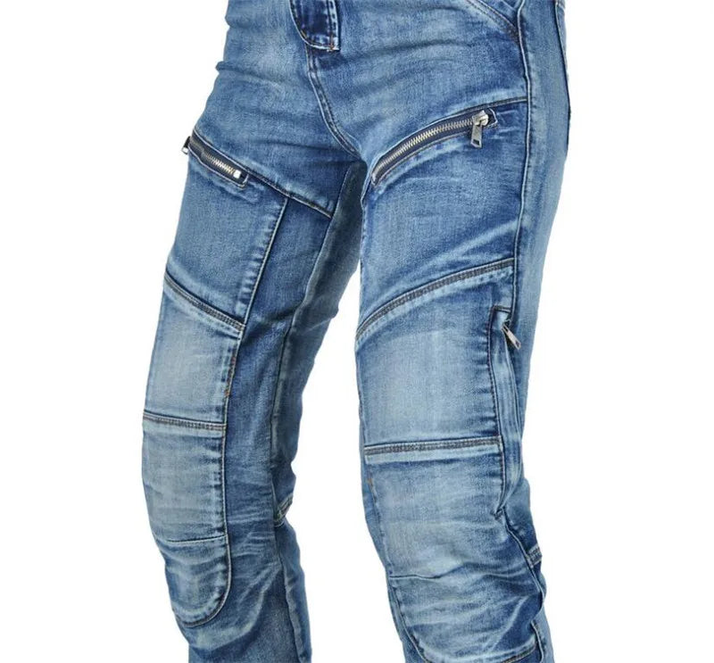 Motorcycle jeans Womens pants high elastic motorcycle riding rider pants Racing pants