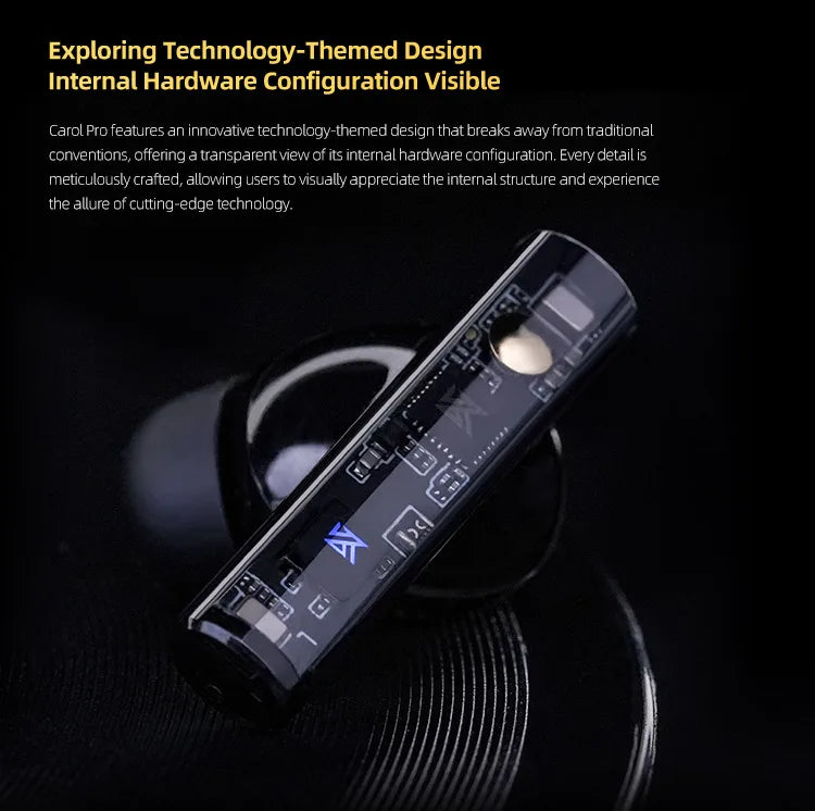 KZ Carol Pro TWS Bluetooth Earbuds True Wireless Active Noise Reduction 6 Mics Waterproof Earplugs LDAC SBC Audio