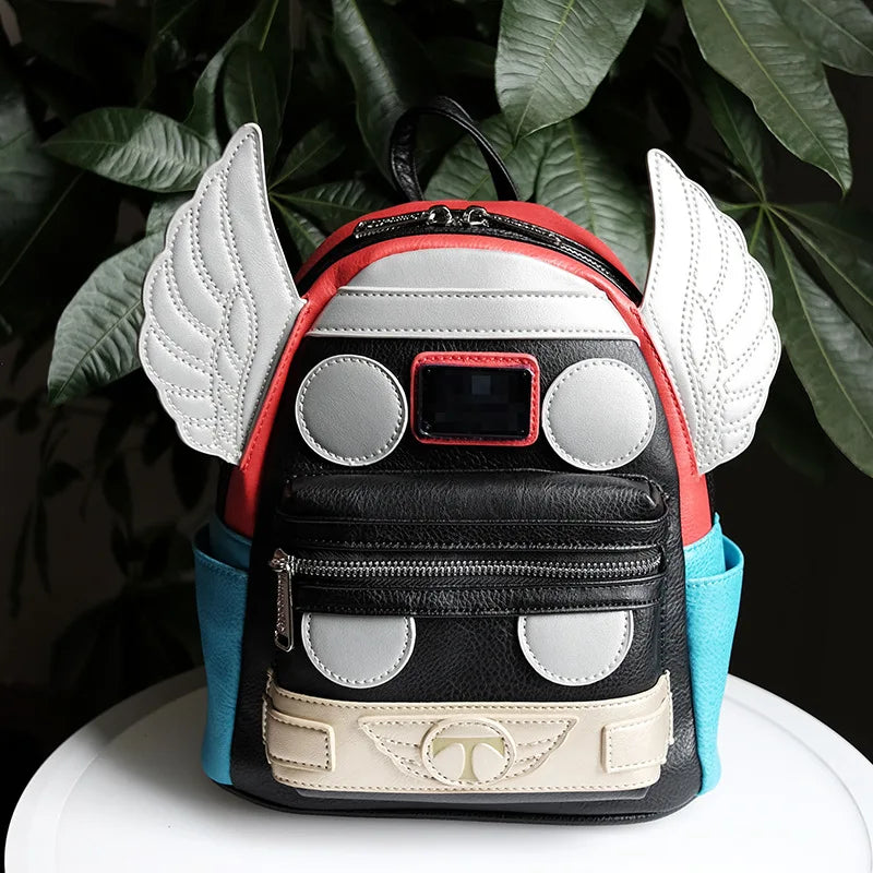 Marvel Avengers Deadpool Captains America Backpack Anime Cartoon Backpacks Outdoor Leisure Travel High Capacity Backpack Gifts
