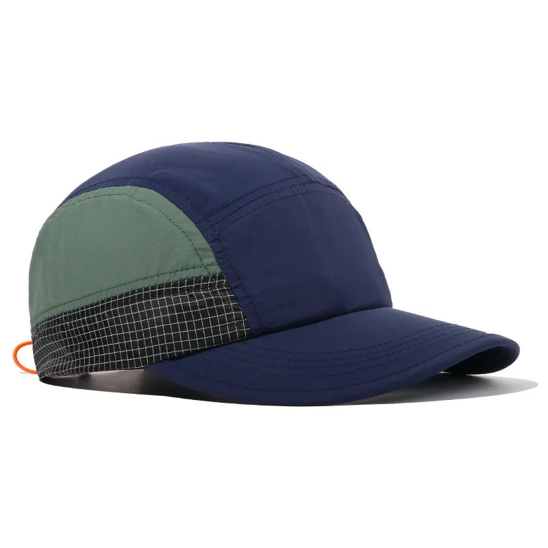 Men Women Baseball Cap Trucker 5 Panel Hat Unstructured Snapback Lightweight All Sports for Running Hiking Tennis