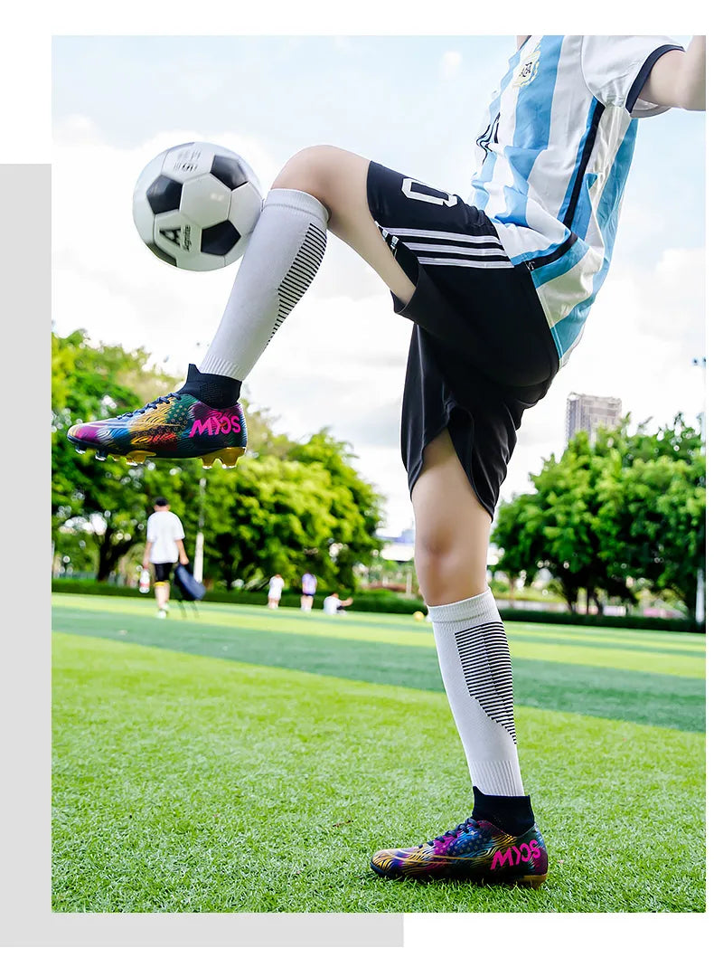 Football Boots Men Futsal Professional Unisex Anti-Slip Kids Soccer Shoes