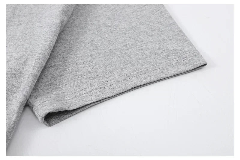 Men's Summer Essential 100% Cotton Printed T-Shirt, Soft & Breathable Round Neck Short Sleeve Tee, Unisex Casual Wear