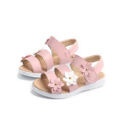 Children's Sandals Girls Platform Flats Princess Flower Kids Baby Summer Shoes