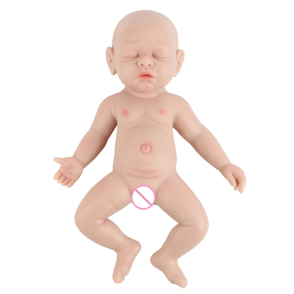 IVITA 12" Full Body Silicone Reborn Baby Doll Realistic Silicone Girl Preemie Lifelike Doll for Anti-Stress Children Toys Dolls
