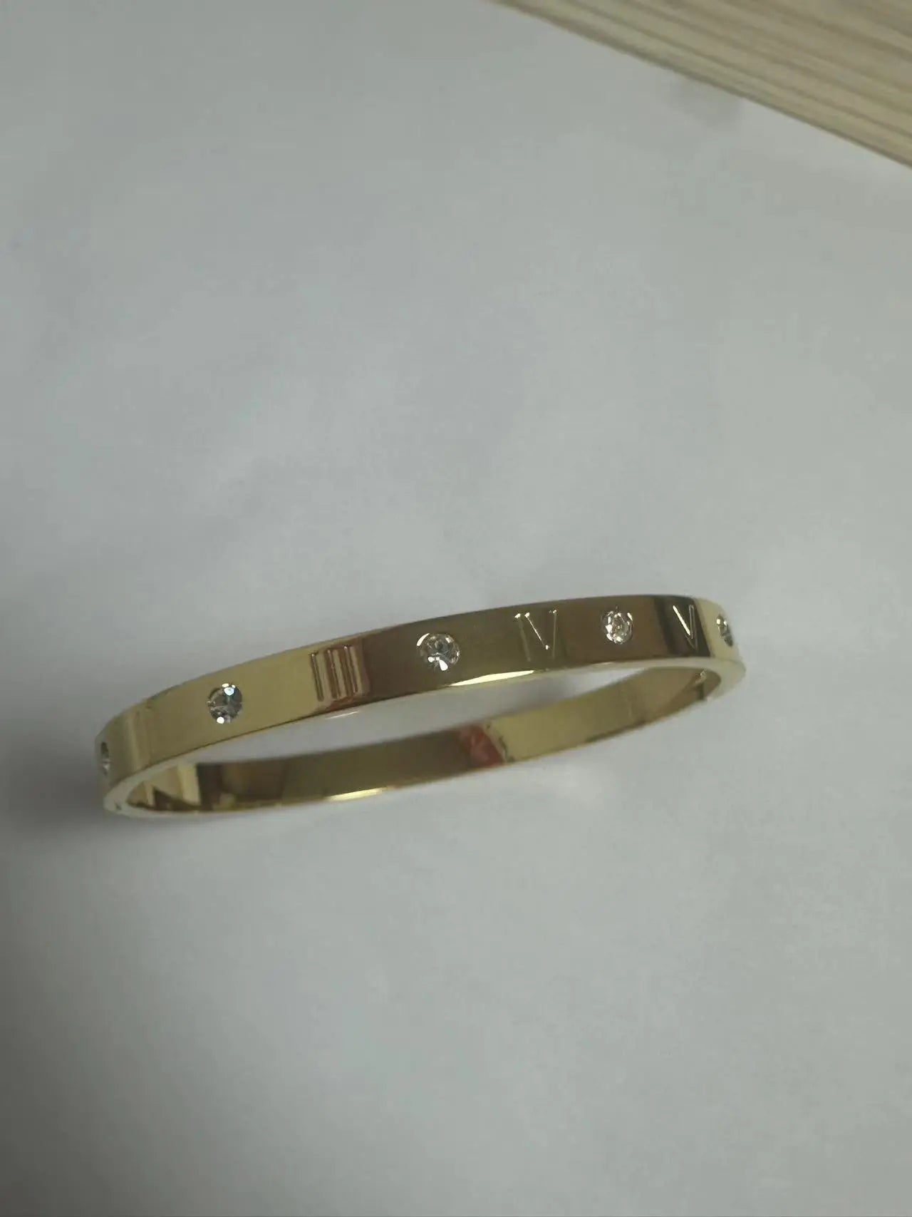 Stainless Steel With Zirconia Bracelet Simple Jewelry