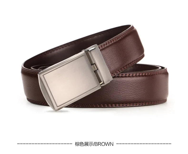 Plus Large Size 170 160 150 140 130cm Men Belt Automatic Belts Leisure Fashion Ratchet Belts for Men Jeans Pants Waist Waistband