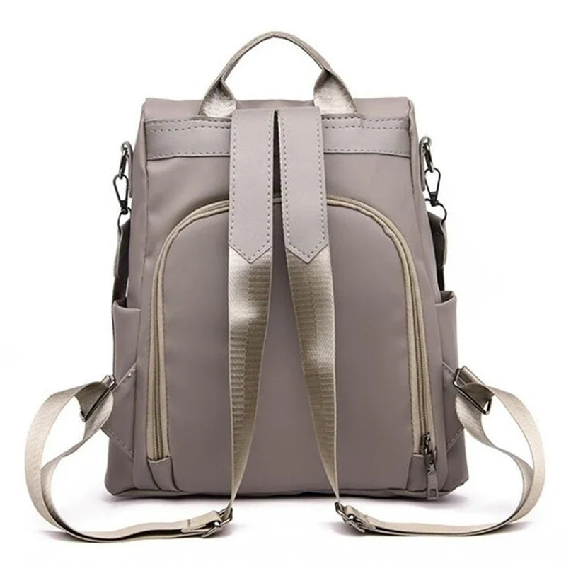 Waterproof Oxford Women Backpack Fashion Anti-Theft School Bagpack Luxury Designer Female Large Capacity Travel Shoulder Handbag