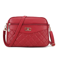 Four Layer High Capacity Middle Aged Women's Bag Fashion Lingge