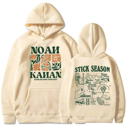 Noah Kahan Hoodie Noah Kahan Stick Season Tour Hoodie Noah Kahan Merch
