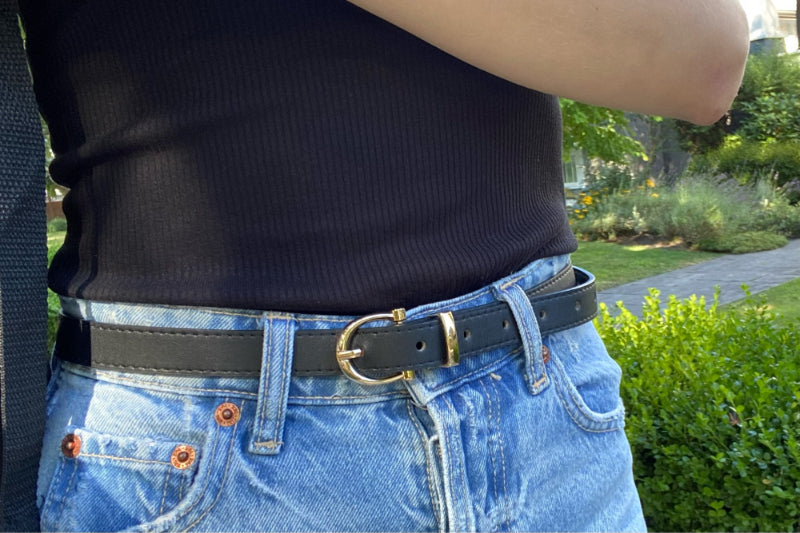 2023 Women Belts New PU Leather Simple Metal Buckle Belt Girls Dress Jean Pants Waistband Belts for Lady Luxury Designer Brand