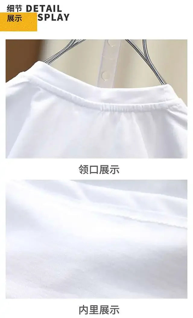 2-8 Years Boys Summer Clothing Set Letter Print Short Sleeved T-shirt+Denim Shorts 2Pcs Suit For Kids Handsome Casual Outfit
