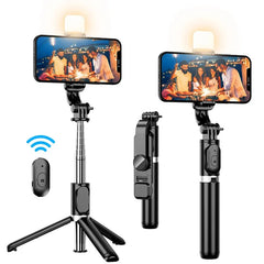 Portable Extendable Selfie Stick With Wireless Remote Control Phone Tripod