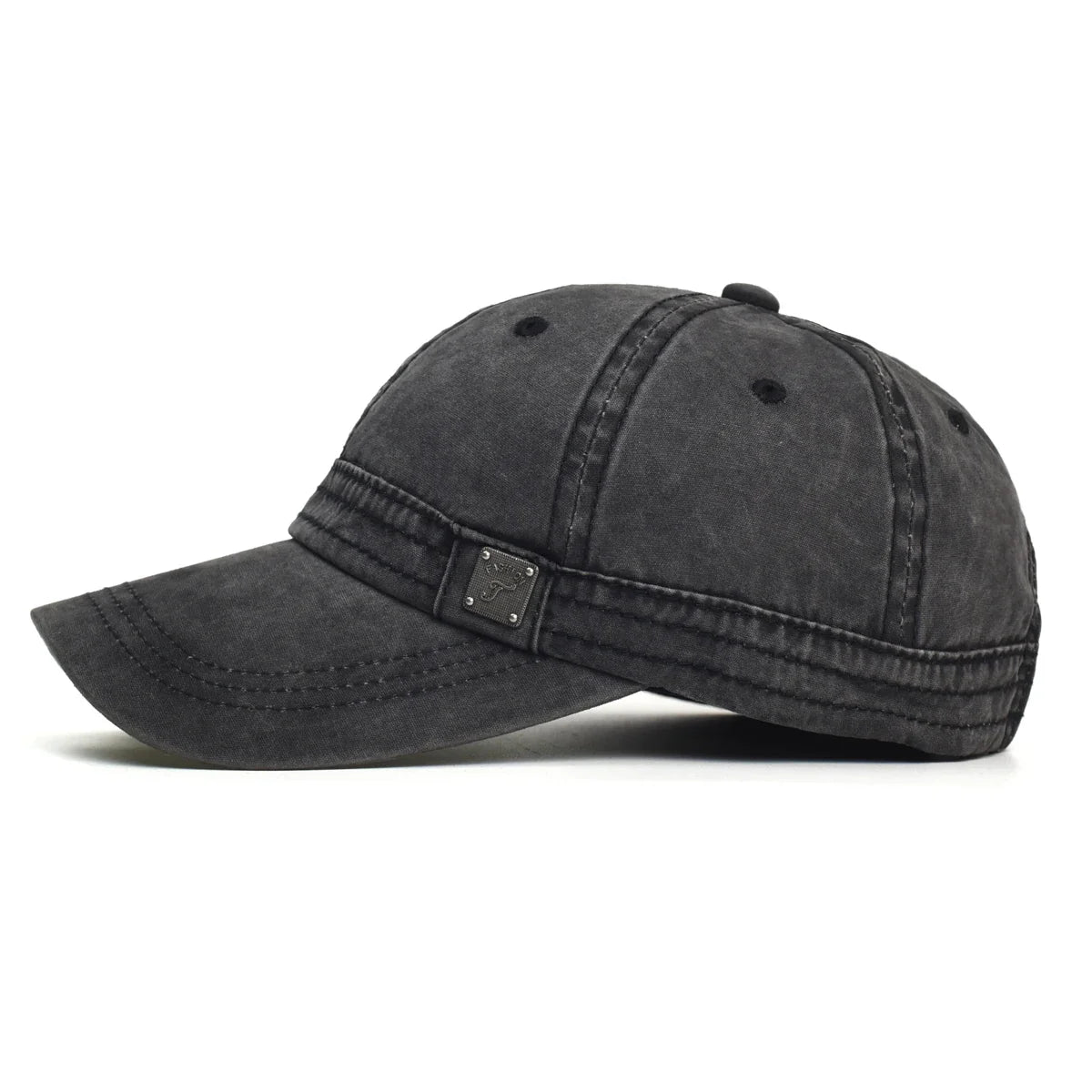 Washed Cotton Baseball Cap Men Women Casual Vintage Dad Hat Adjustable Trucker Style Low Profile Outdoor