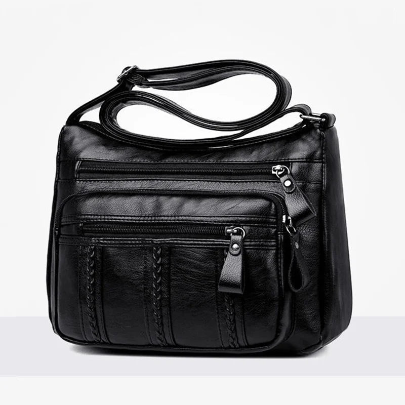 Women Crossbody Bag Soft Pu Leather Shoulder Bag Good Quality Messenger Bag