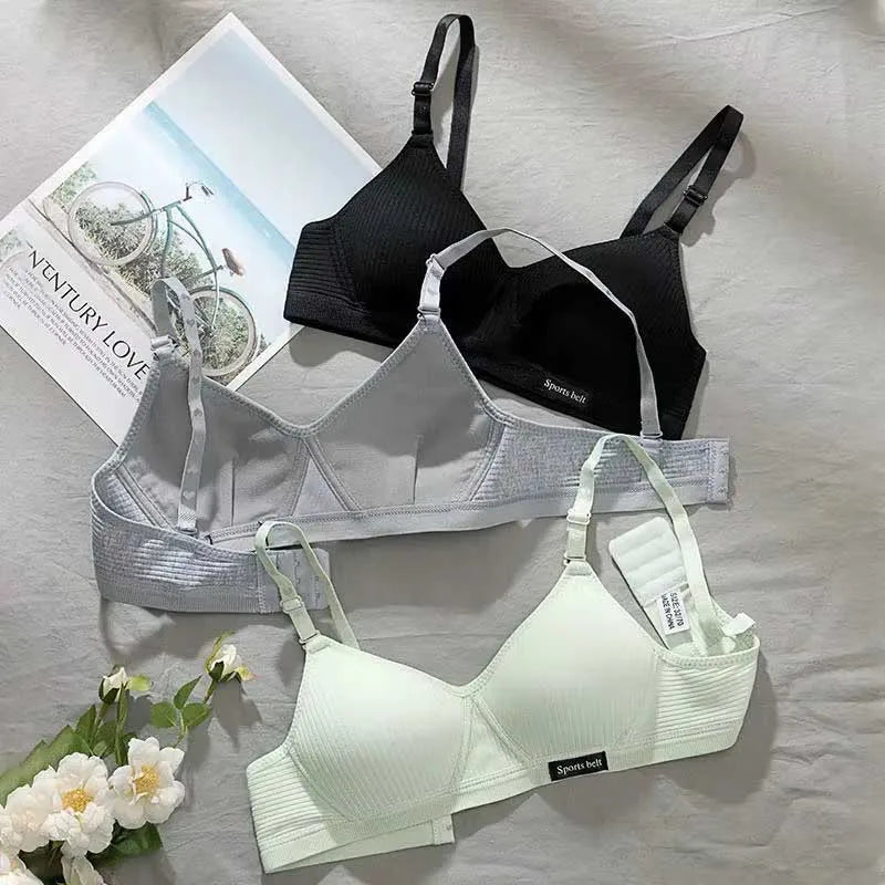 Bra Underwear Wireless Gathering Comfortable-Bra Women's Upward Push Underwear