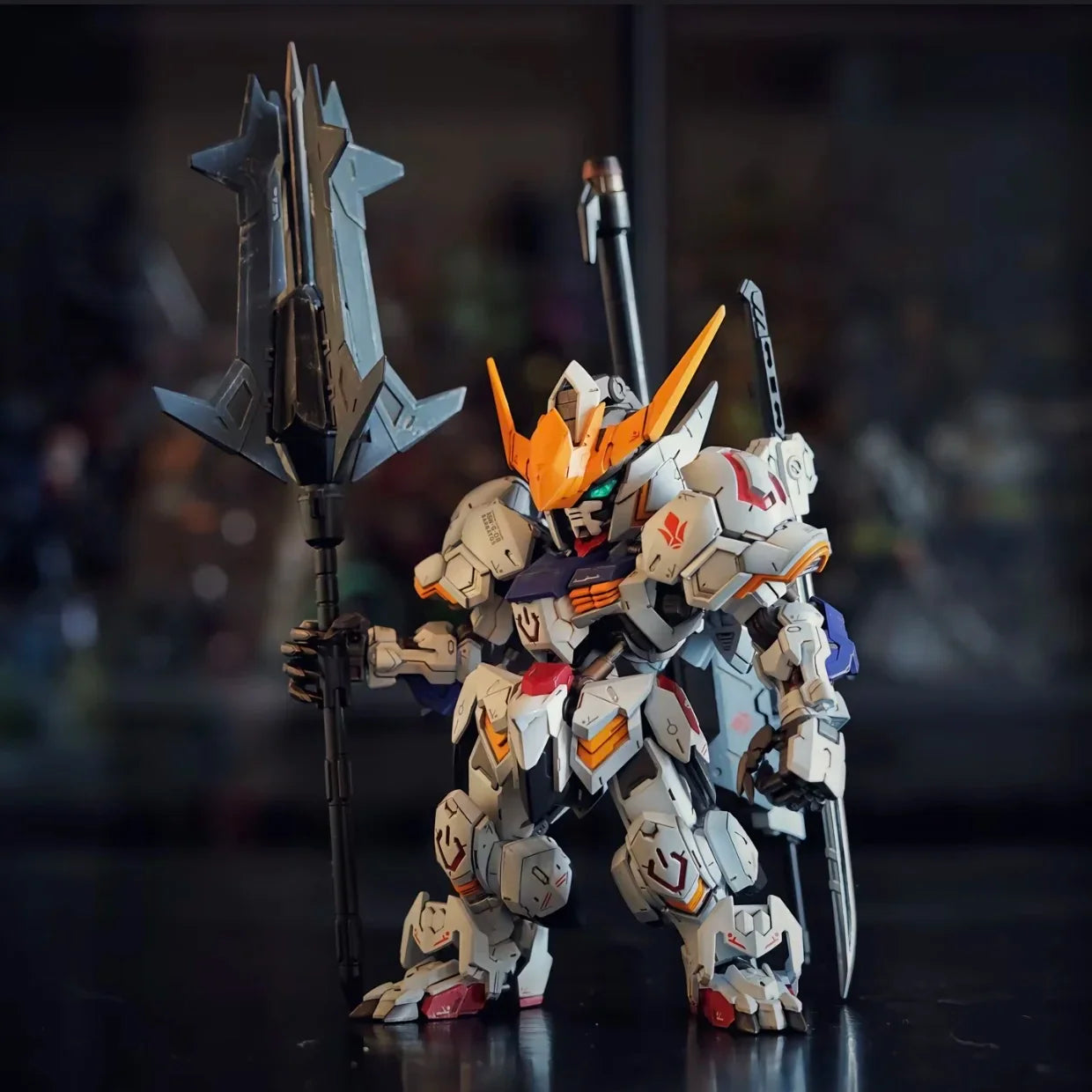Barbatos Mgsd Assembly Model Kit Action Figures Comes With Water Decals Free Display Stand Desktop Decoration Boys Surprise Toys