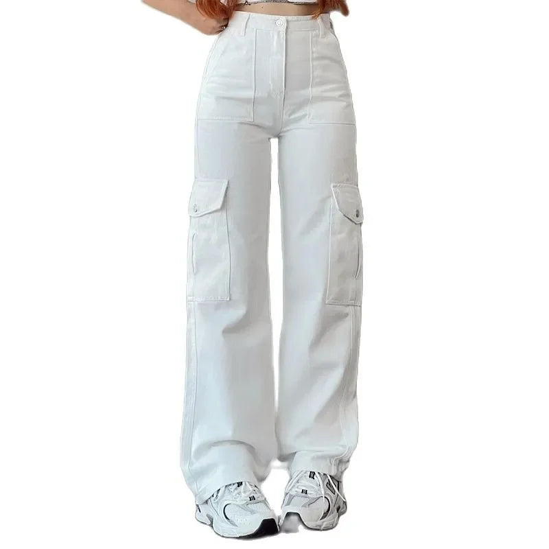 Pant Sets Traf Official Store Mid Solid Office Lady Blended Polyester Pants