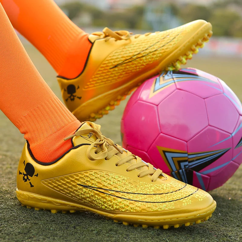 Men Soccer Shoes Kids Football Boots Women Breathable Soccer Cleats