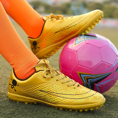 Men Soccer Shoes Kids Football Boots Women Breathable Soccer Cleats