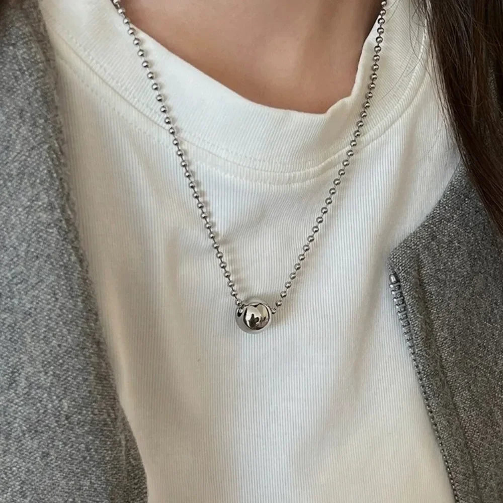 Fashion Metal Long Pull Necklaces for Women Luxury Elegant Silver Color Matte Snake Bone Chain Necklace Jewelry Accessories Gift