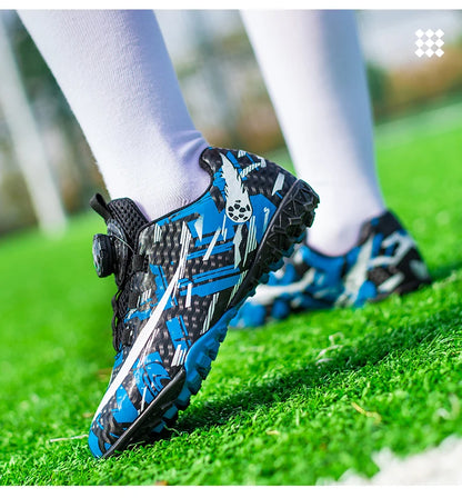 Soccer Shoes for Childrens TF/FG Outdoor Futsal Turf Training Boys Girl