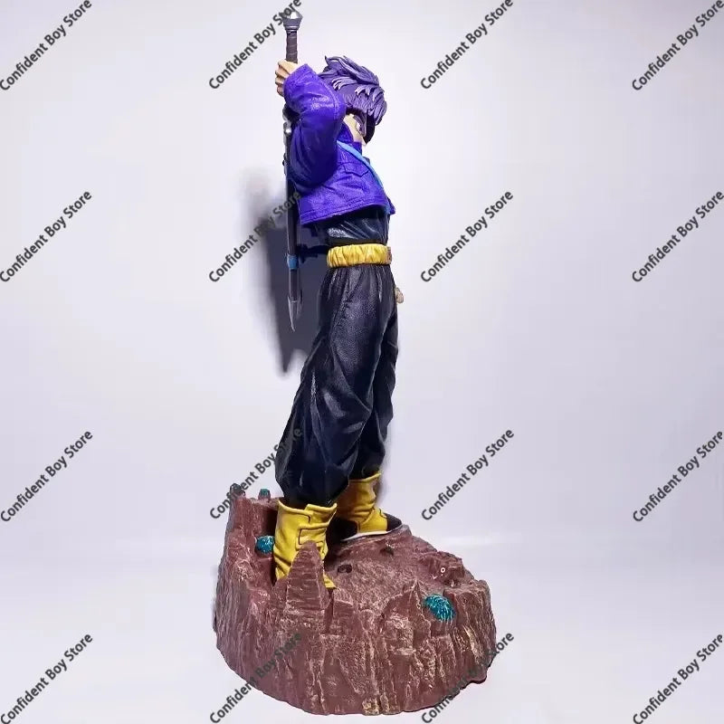 50cm Anime Dragon Ball Z Trunk Figure Dbz Super Saiyan Action Figure Model Doll Decoration Toys Gifts for Children