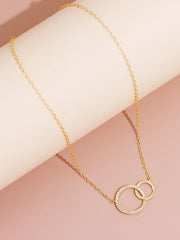 Stainless Steel Necklaces for Women Fashion Thin Chain Minimalist Dainty Double