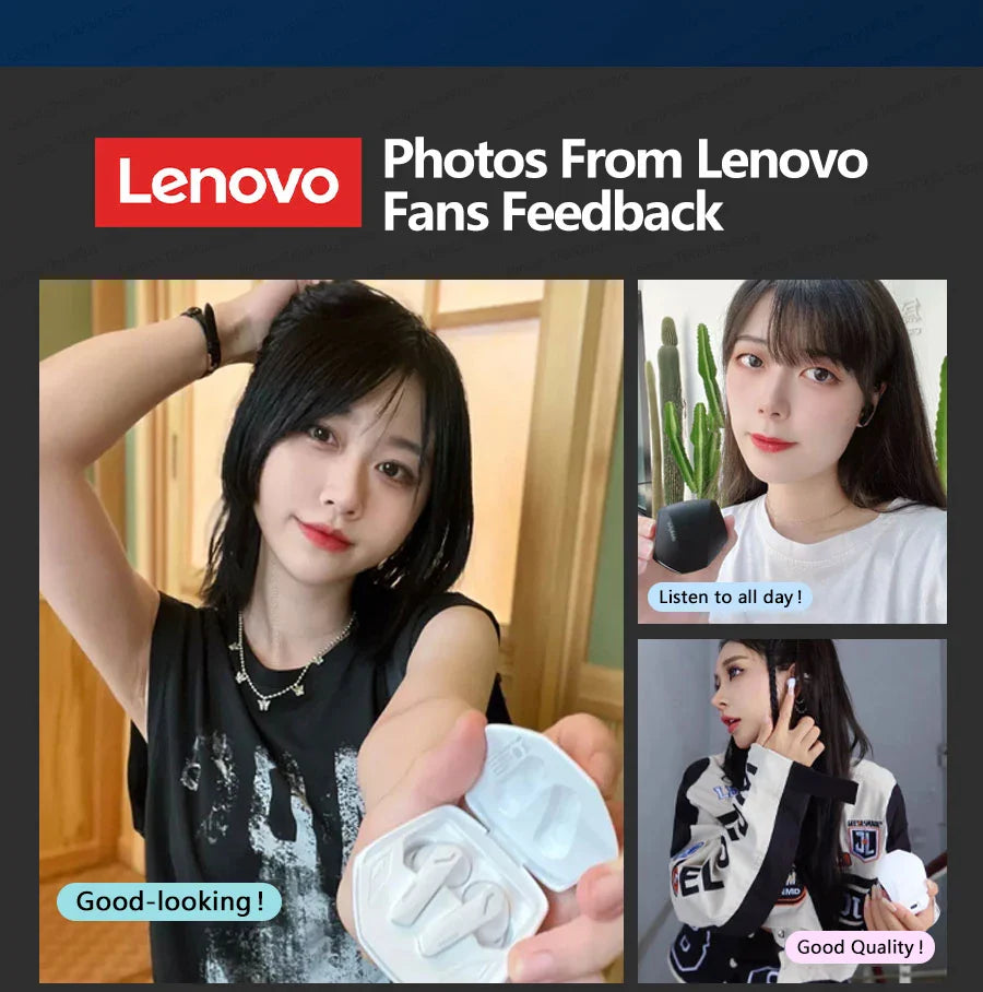 Choice Lenovo GM2 Pro Bluetooth 5.3 Earphones Sports Headset Wireless In-Ear Gaming Low Latency Dual Mode Music Headphones New