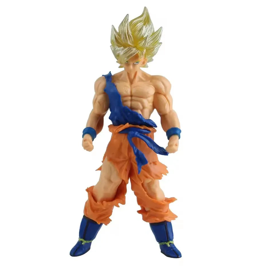 Anime Dragon Ball Z Super Saiyan Son Goku Broly Vegeta Anime Action Figure Model Christmas Gifts Collectible Figurines for Kids