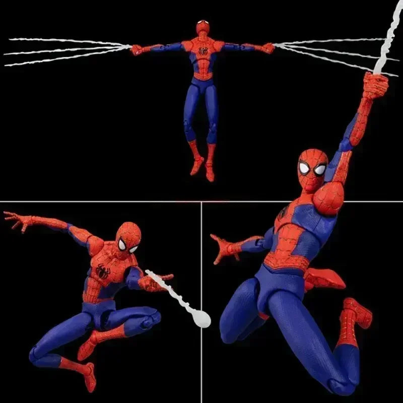 2024 Spiderman Gwen Peter Action Figure Anime Spider-verse Collection Sentinel Miles Morales Figures Christmas Toys Gifts