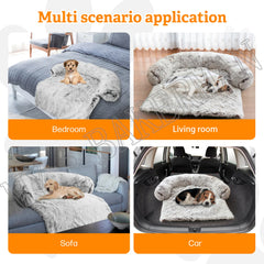 Pet Dog Bed Sofa For Dog Pet  Bed Warm Nest Washable Soft Furniture