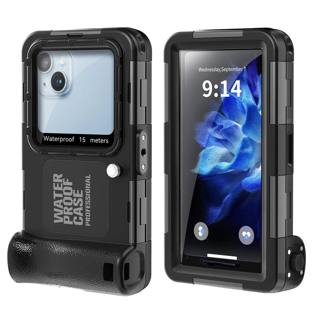 ShellBox Professional Waterproof Case For Apple iPhone 17 16 15 14 13 12 Pro Max 16E Plus Air Seal Underwater Diving Phone Cover