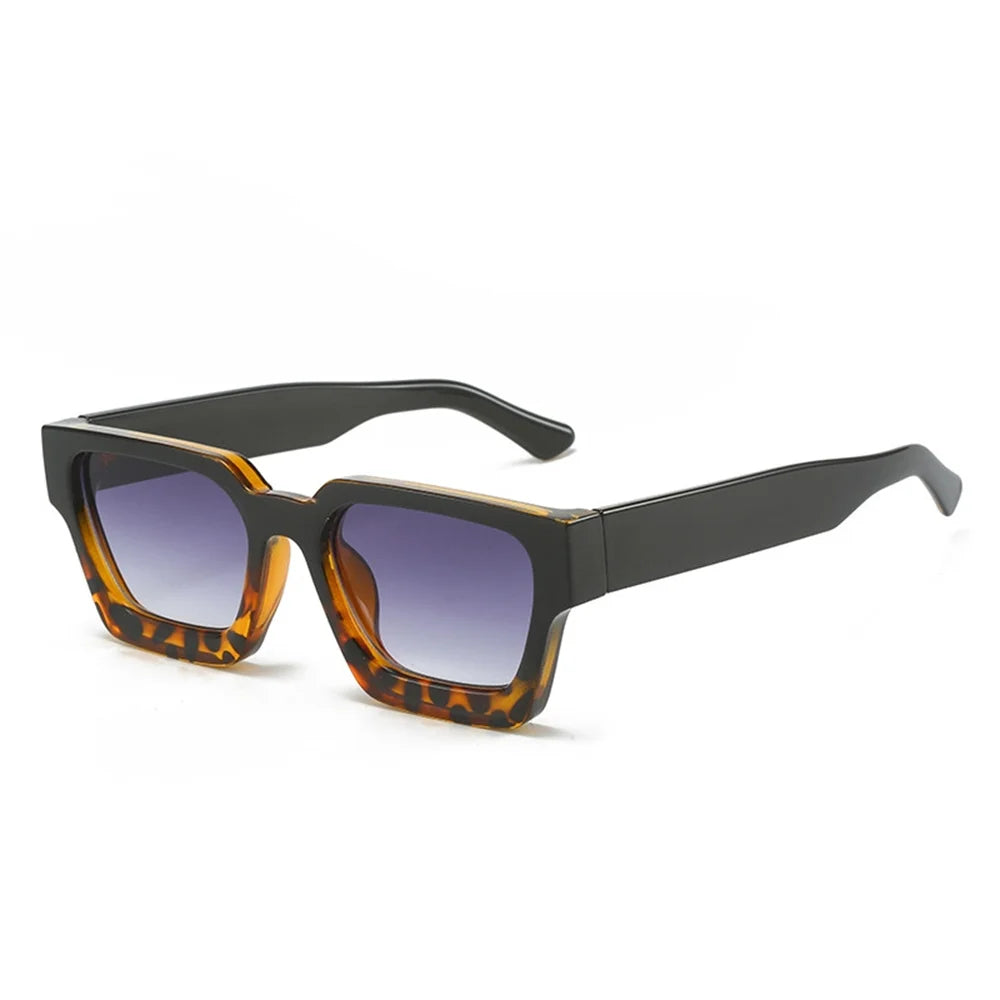 KLASSNUM Men Square Frame Sunglasses 2025 Luxury Brand Designer Sun Glasses Retro Trendy Shades UV400 Unisex Women Glasses New