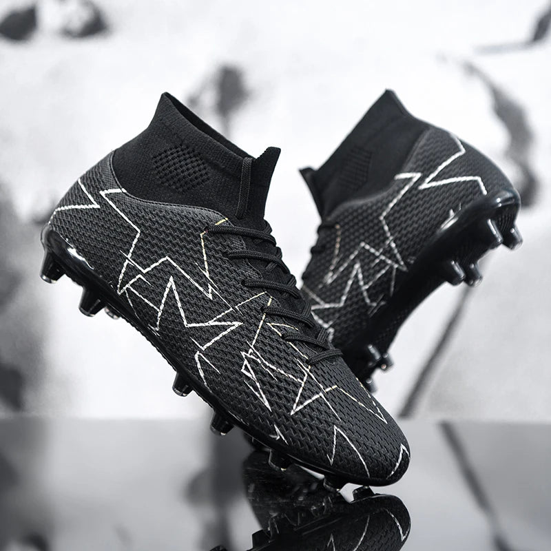 Outdoor Men Breathable Soccer Shoes Cleats Training Football Boots Match Sneakers