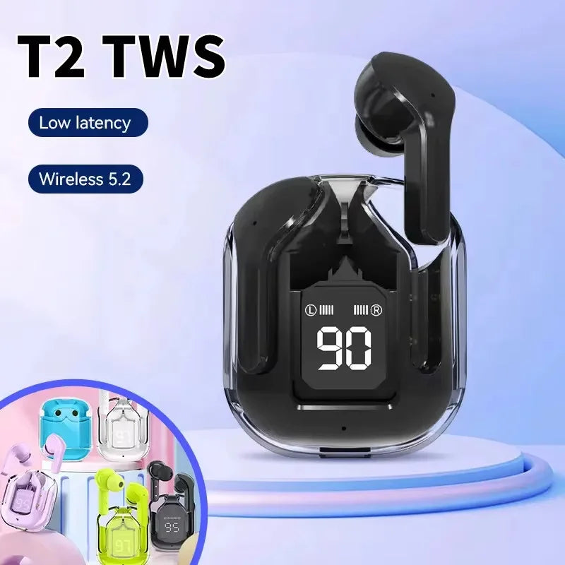 Wireless Earbuds LED Power Digital Display Headset Stereo Sound Bluetooth Earphones for iPone Xiaomi Lenovo Headphone