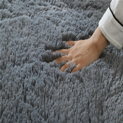 Solid Plush Carpet for Modern Living Room Anti Slip Large Rugs Bedroom Carpet