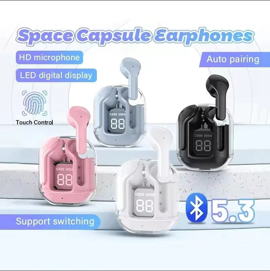 Wireless Earbuds LED Power Digital Display Headset Stereo Sound Bluetooth Earphones for iPone Xiaomi Lenovo Headphone