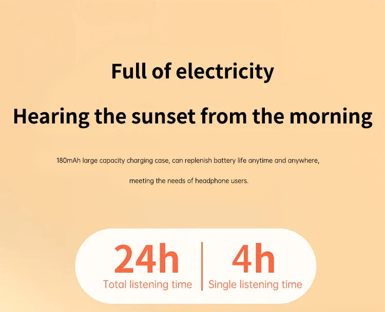 Mini Sleep Wireless Bluetooth Headphones TWS Headsets With Mic Stereo Sport In-ear EarphoneLong Standby HD Call Earbuds Game