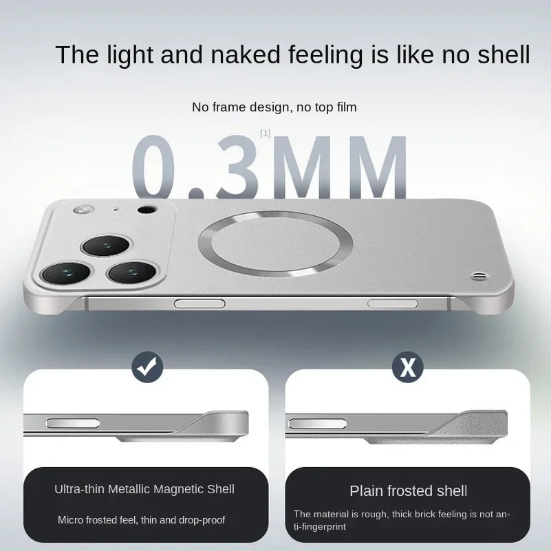 For iPhone 17 Magsafe Magnetic Phone Case For iPhone 17 Pro Max 17 Air Camera Protect Cover