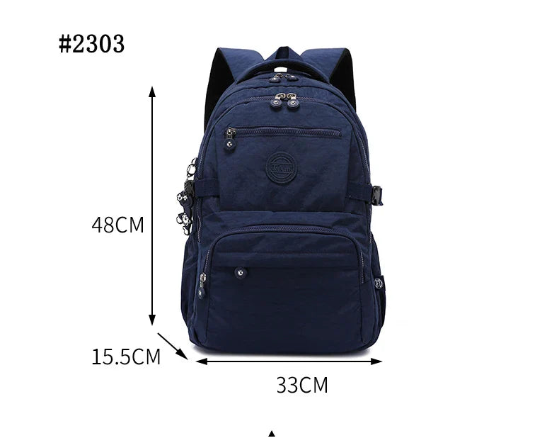 TEGAOTE Large Nylon Waterproof Backpack Travel Rucksack for Women School Bags Mochilas Mujer Kids Girls 2026