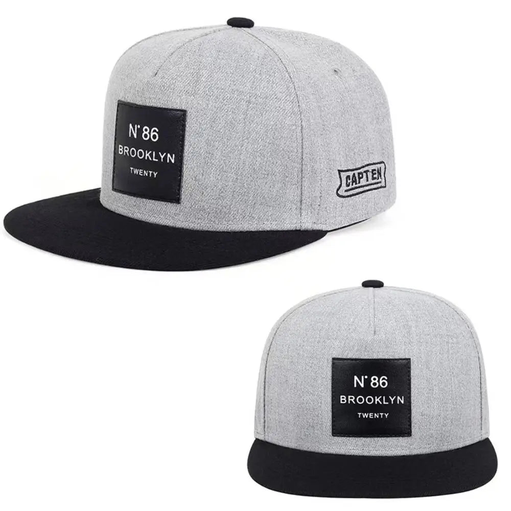 Trendy N86 Patch Baseball Cap Sun Protection Summer Spring Hip-hop Cap Outdoor Embroidery Men Hat