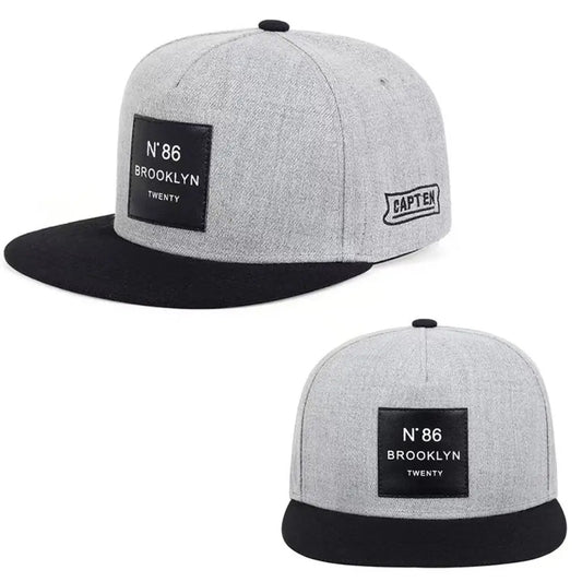 Trendy N86 Patch Baseball Cap Sun Protection Summer Spring Hip-hop Cap Outdoor Embroidery Men Hat